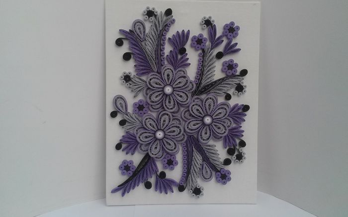 096 Tablou Quilling 15cm-20cm 50 lei