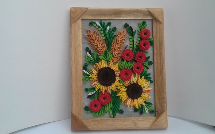 099 Tablou Quilling 18cm-23cm 40 lei