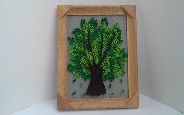 106 Tablou Quilling 18cm-23cm 40 lei