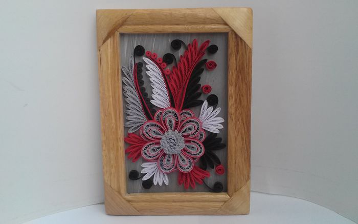 111 Tablou Quilling 13cm-18cm 20 lei