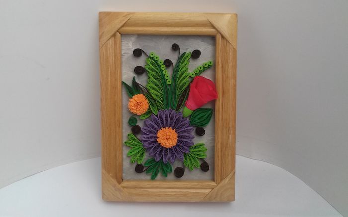 112 Tablou Quilling 13cm-18cm 20 lei