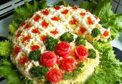 salata de lumini de Craciun