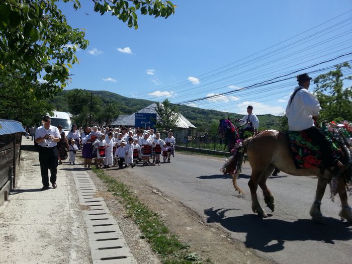29.Cate flori pe Iza-n sus-Sieu; Festivalul are loc in ultima duminica din Luna mai si incepe cu o parada a portului popular,cind participantii traverseaza satul,in frunte cu 4 calareti,din de veste satebilor ca festivalul incepe;cos
