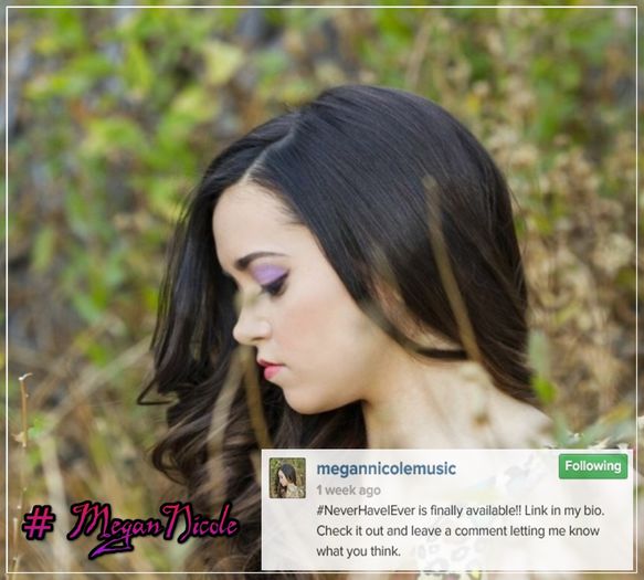 ┆❥. @megannicolemusic on instagram . - xo - megannicolemusic - instagram