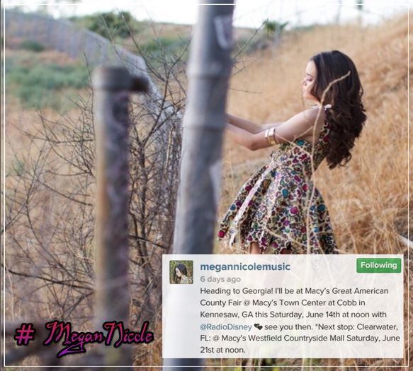 ┆❥. @megannicolemusic on instagram .