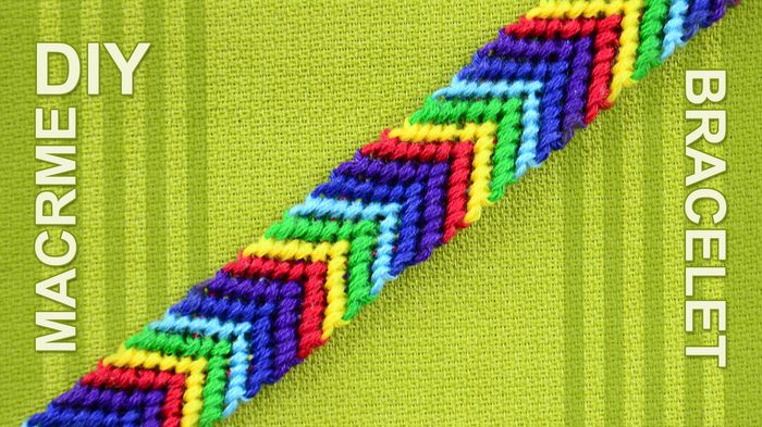 maxresdefault - How to make a Chevron Arrows Rainbow Friendship bracelet