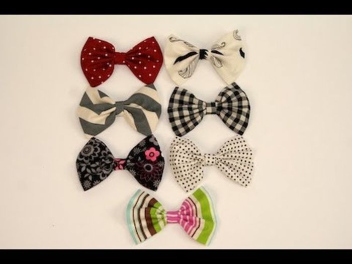 hqdefault - DIY No-Sew Fabric Hair Bows ShowMeCute