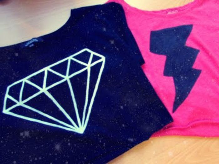 hqdefault - DIY camisetas diamante y rayo