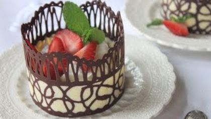 mqdefault - How to Make Chocolate Lace Dessert Cups
