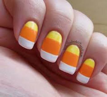 descărcare - Candy Corn Nails l 12 Days of Halloween