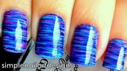 mqdefault - Fan Brush Striped Nail Art Tutorial
