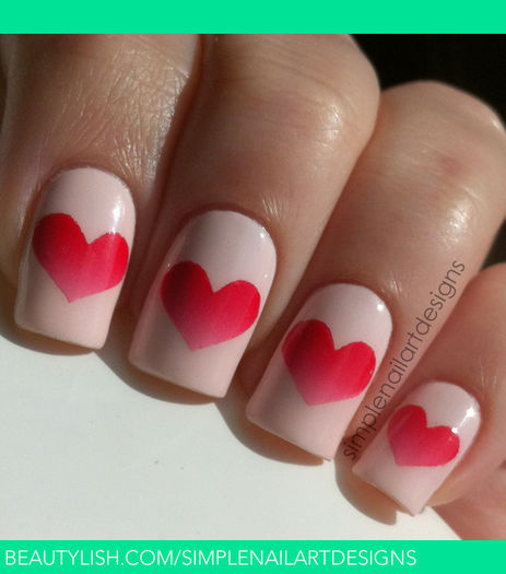 gradient-heart-nails