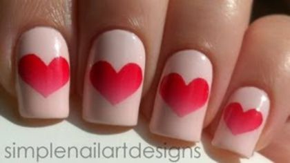 mqdefault - Valentines Day Heart Nail Art Tutorial