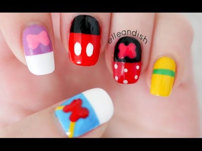0 - Walt Disney Friends Inspired Nails