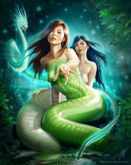 green_snake___white_snake_by_larrywilson-d6d0229