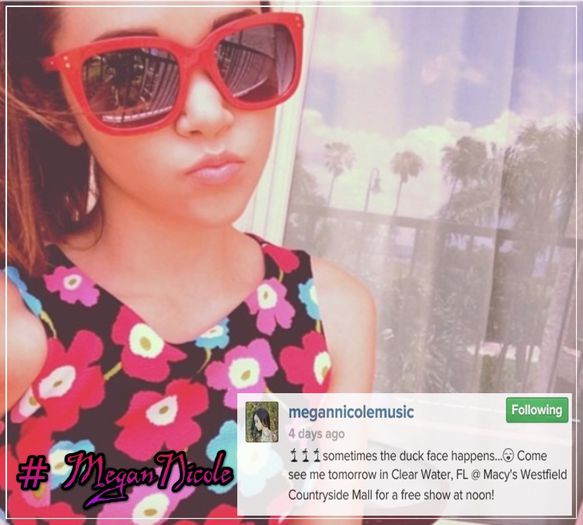 ┆❥. @megannicolemusic on instagram .