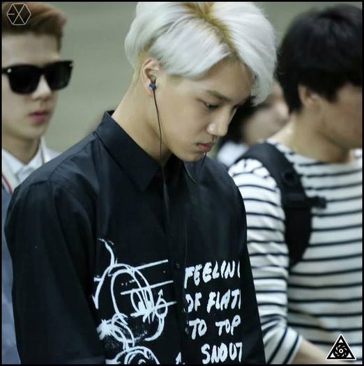 140510 Kai @ Incheon Airport to Shanghai Airport.01 - exo - 140510 Kai - Incheon Airport to Shanghai Airport