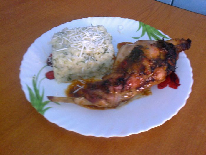 Friptura de iepure si pilaf de orez - Culinar 3