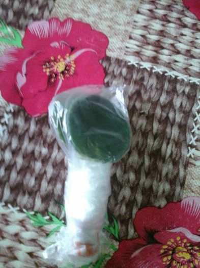 cadou frunze violete - multumesc henrietta