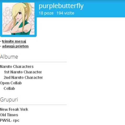 Purplebutterfly: 10 - Imi pace mult contul tau, mai ales cu editezi :*