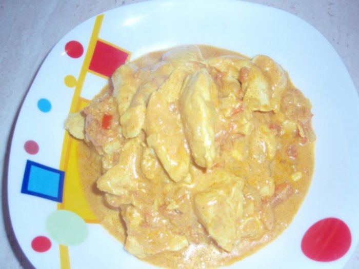Pui cu sos curry - Bucatarie