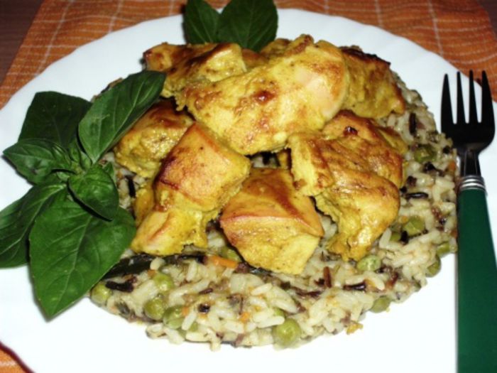 Tandori chicken si curry cu legume - Bucatarie