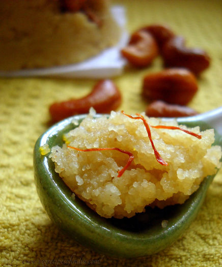 Saffron Halwa ( Halva cu sofran) - Dulciuri