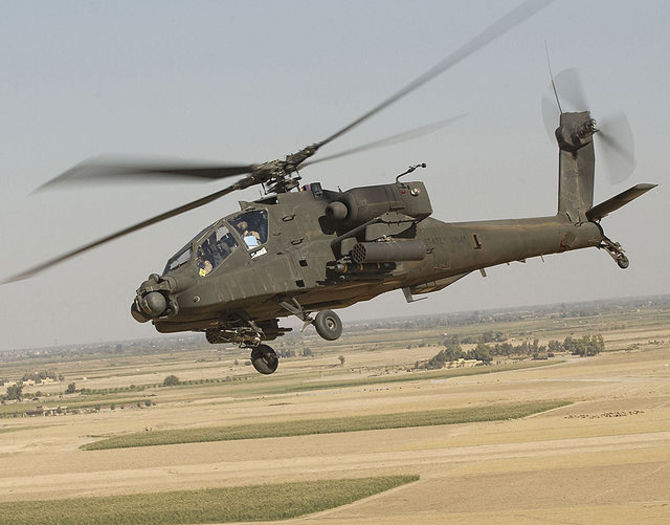 AH-64D (Apache Longbow); primul elicopter cu armament greu,din lume
