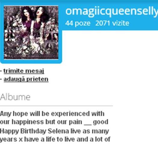 oMagiicQueenSelly: 9 - Este un cont frumos, dar nu ma asa interesata de el.