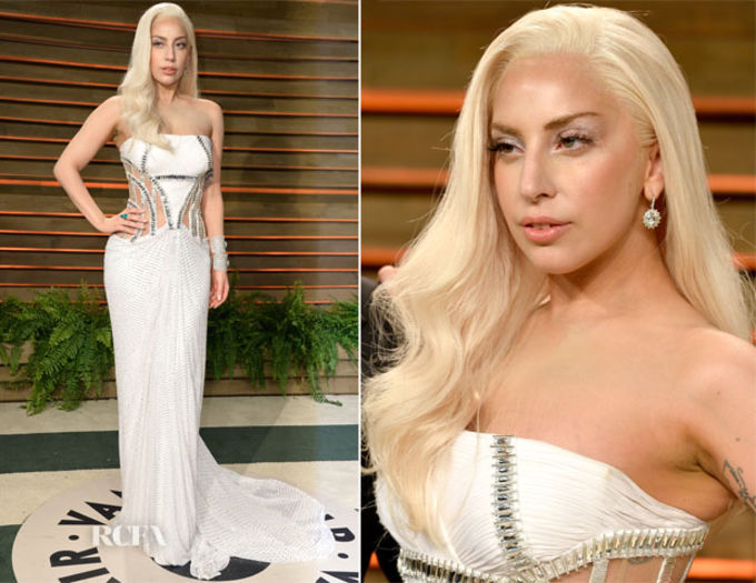 Lady-Gaga-In-Atelier-Versace-Vanity-Fair-Oscar-Party-2014 - Lady GaGa Program LOL