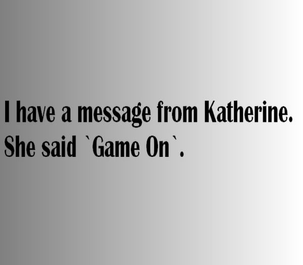 Caroline Forbes said it ;; guessed by #SwagicLandxo
