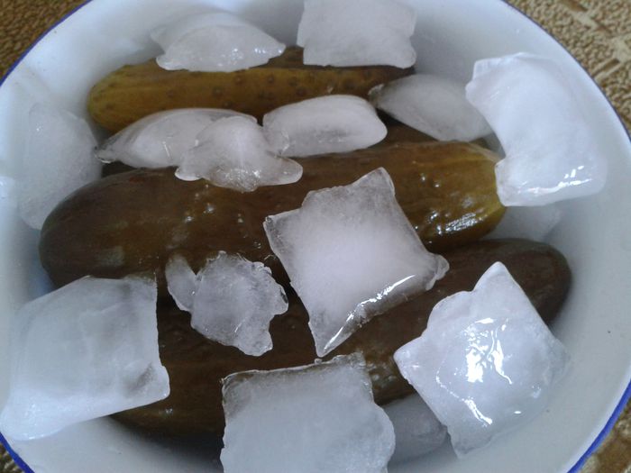 castraveti din sera, murati de mine