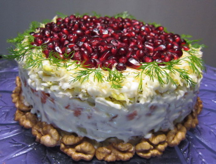 salata" Red Riding Hood",cu granat