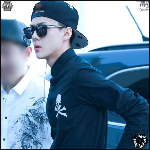 exosehun140610incheonchangshaairport6436 - exo - 140610 Sehun - Incheon Changsha Airport