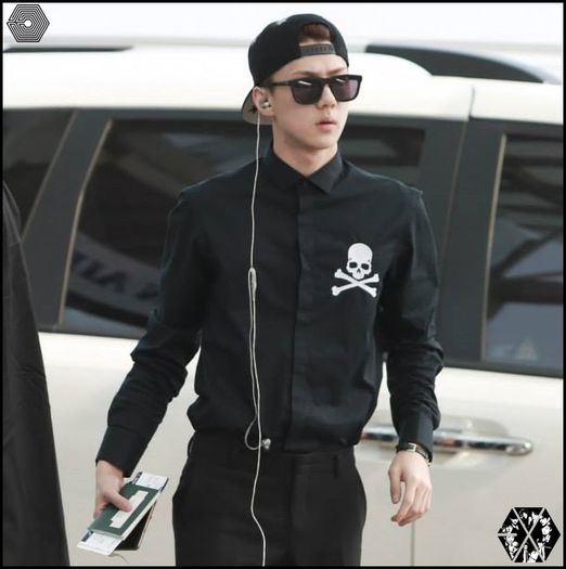 exosehun140610incheonchangshaairport9764 - exo - 140610 Sehun - Incheon Changsha Airport
