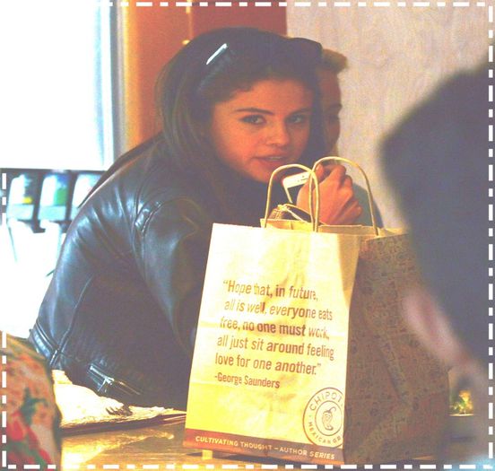  - xz - Having -Lunch -at - Chipotle -Me xican- Grill - in -New - York- City x x