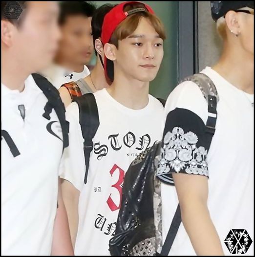 140629exochenchongqingairportincheonairport7564 - exo - 140629 Chen - Chongqing Airport - Incheon Airport