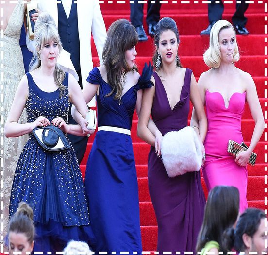  - xz - Leaving-the -Met - Gala -with - Z ooey - Deschanel - and - Reese-W x