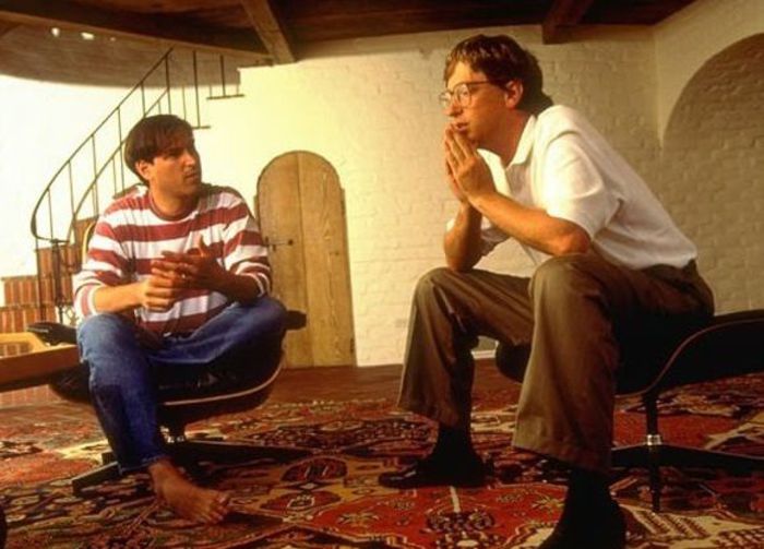Steve Jobs si Bill Gates