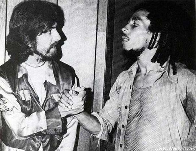 George Harrison si Bob Marley