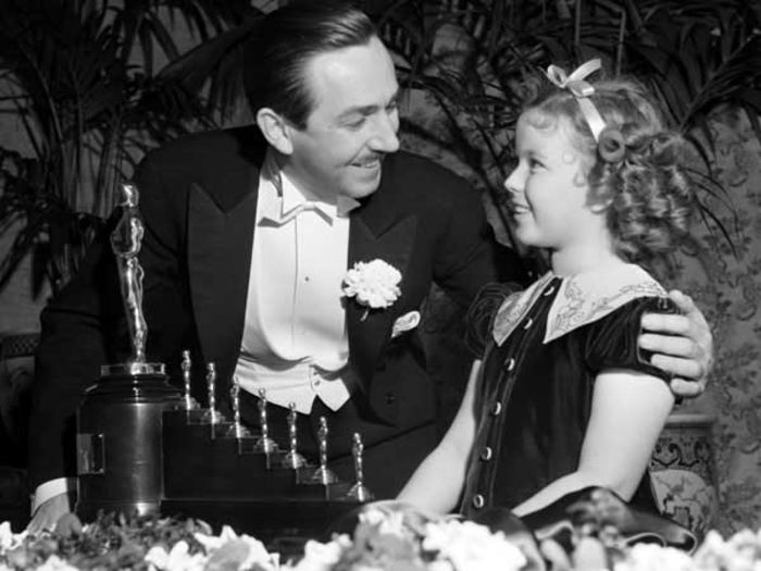 Walt Disney si Shirley Temple - fotografii inedite din istorie
