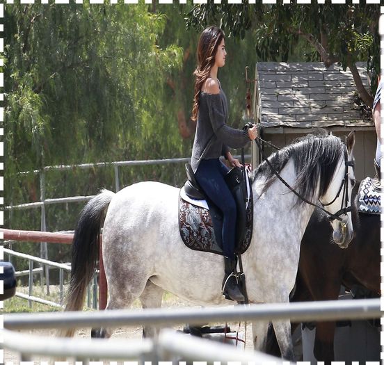  - xz - Goes -horseback -riding-in -Los - Angeles -California x x x x x x x x x