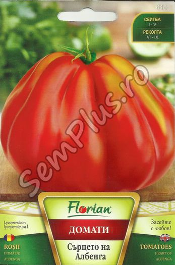 Seminte de rosii inima de albenga - 0,5 grame - 4,99 lei - Seminte de tomate - soiuri