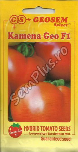 ROSII KAMENA GEO F1 - FATA - Seminte de tomate bulgaresti - hibrizi