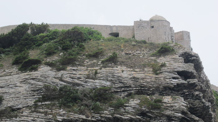 Bonifacio vazut de jos - Corsica