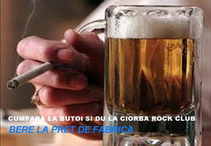 cumpara - comanda berea la butoi- rock club - nu va costa -aer curat pe gratis; Rock And Roll
https://www.youtube.com/watch?v=0WzG64syKHA
