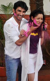 Sushant & Ankita - Holi