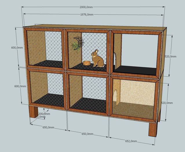 Hasenstall - Crescatorii cunicole - modele