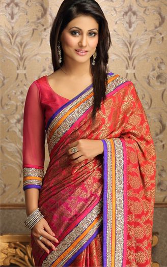 Hina Khan - 64- Actrite celebre imbracate in saree