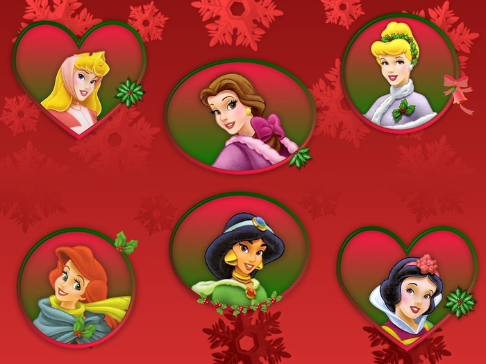 Disney-Princess-Christmas-Wallpaper-disney-princess-2977554-1024-768 - Disney Princess